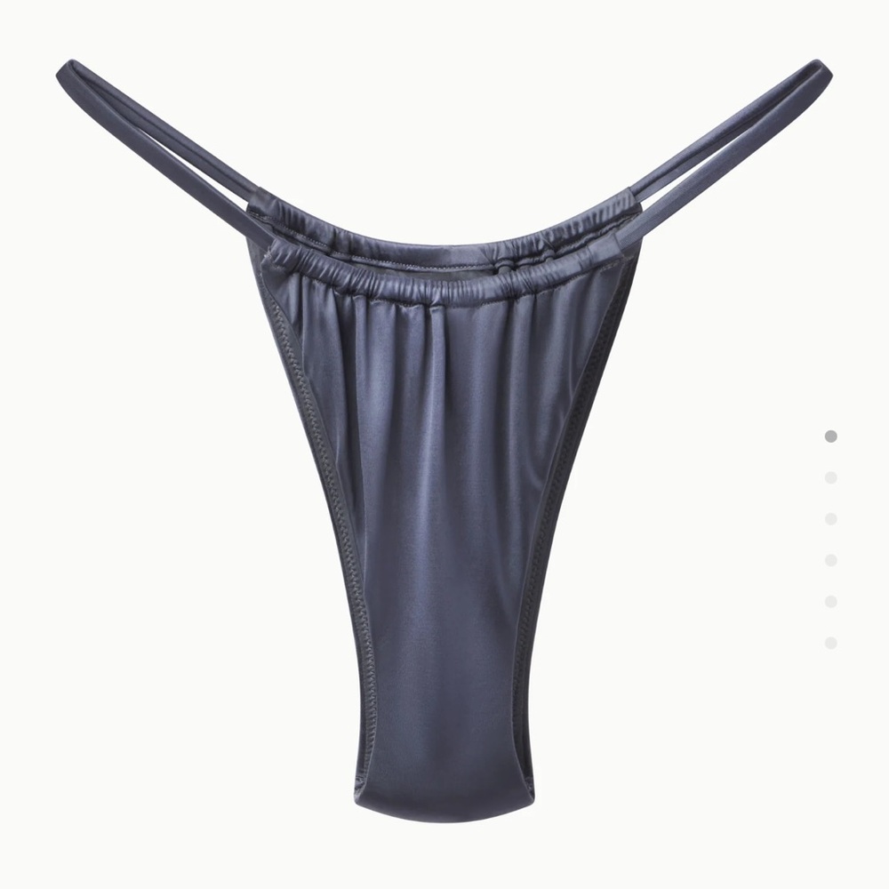 KHY ruched micro bikini bottom size xxs NWT